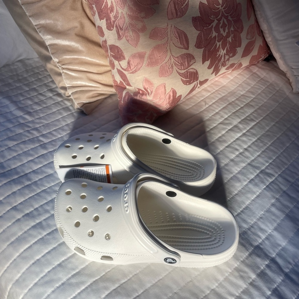 White Crocs